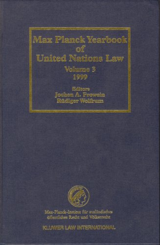 Max Planck Yearbook of United Nations Law
