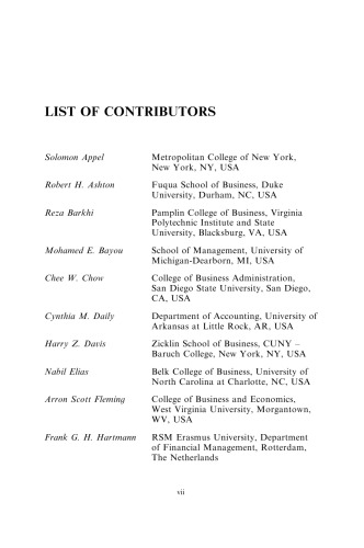 Advances in Management Accounting, Vol. 16