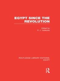 Egypt since the Revolution (RLE Egypt)