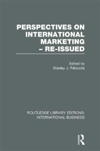 Perspectives on International Marketing - Re-Issued (RLE International Business)