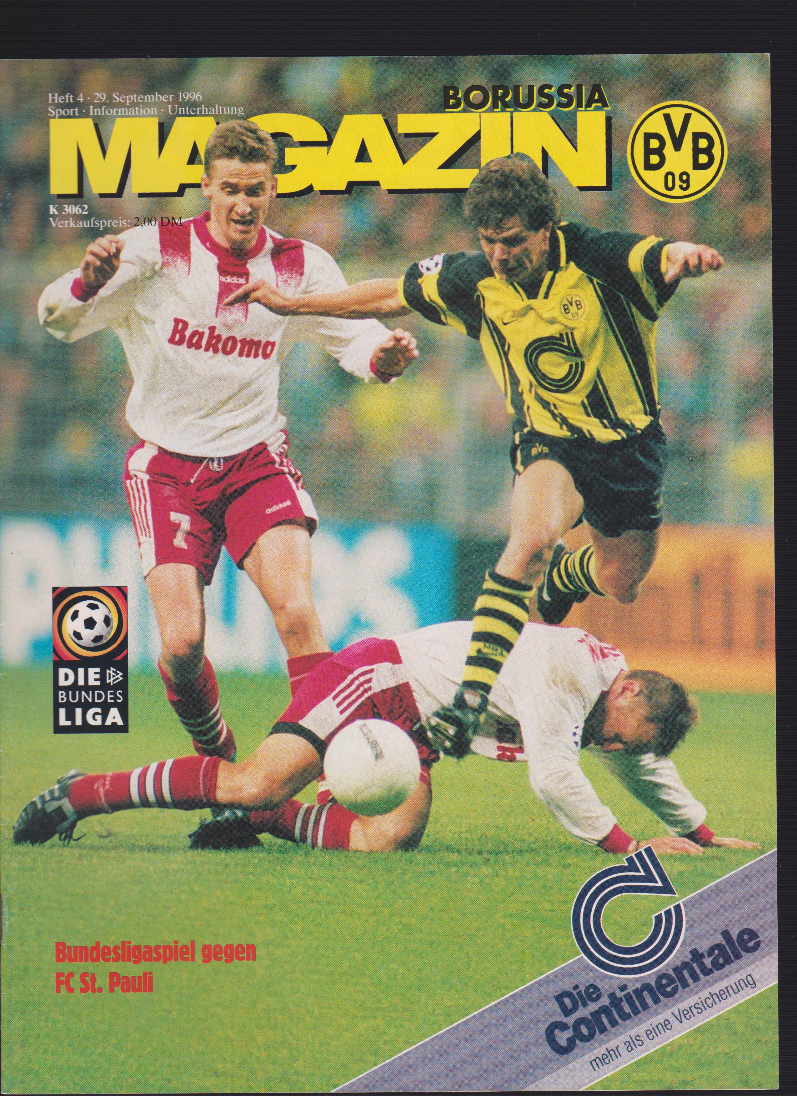 Borussia Magazin 26. September 1996