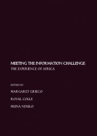 Meeting the Information Challenge : The Experience of Africa