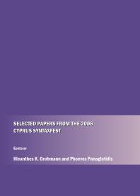 Selected Papers from the 2006 Cyprus Syntaxfest