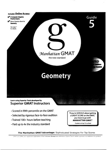 Geometry GMAT Strategy Guide