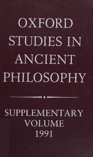 Aristotle and the Later Tradition