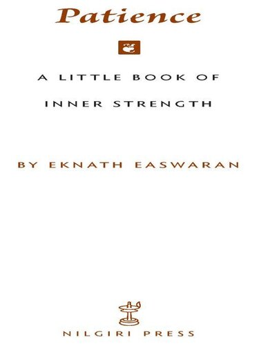 Patience: A Little Book of Inner Strength