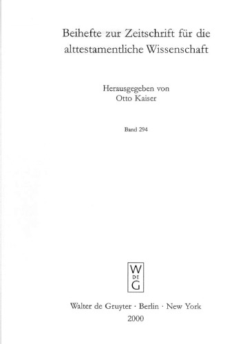 Rethinking the Foundations: Historiography in the Ancient World and in the Bible : Essays in Honour of John Van Seters 