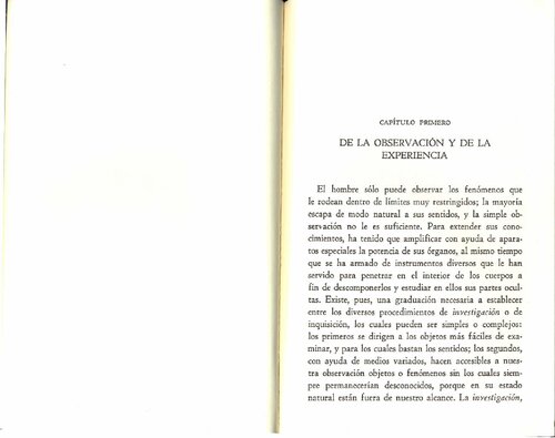 Introducción al estudio de la medicina experimental (Capítulo 1)