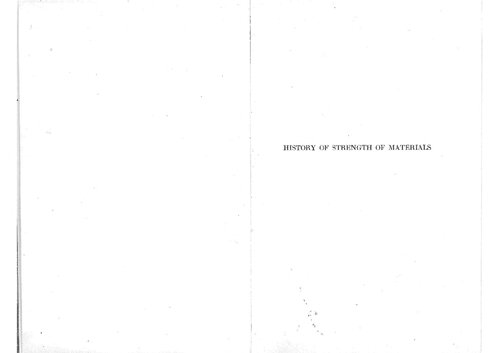 History of Strength of Materials