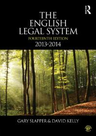 The English Legal System : 2013-2014