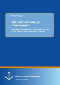 International synergy management: A strategic approach for raising efficiencies in the cross-border interaction process : A strategic approach for raising efficiencies in the cross-border interaction process