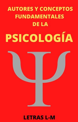 Autores y Conceptos Fundamentales de la Psicología Letras L-M