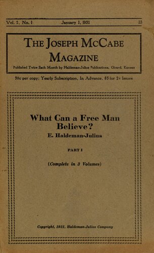 What Can a Free Man Believe?