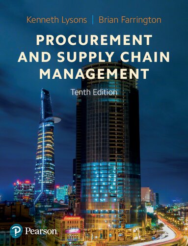 Procurement and Supply Chain Management, 10th ed