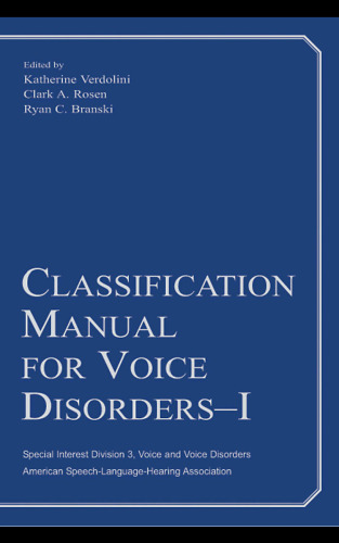 Classification Manual for Voice Disorders-I