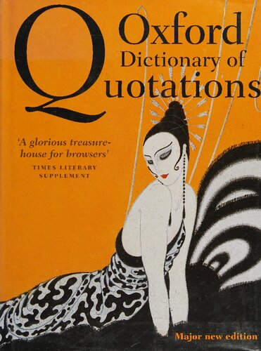 Oxford dictionary of quotations