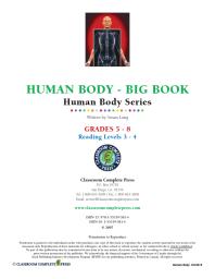 Human Body Big Book Gr. 5-8