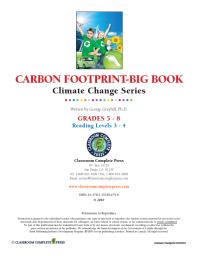 Carbon Footprint Big Book Gr. 5-8