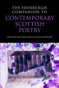 The Edinburgh Companion to Contemporary Scottish Poetry