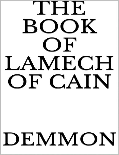 The Book of Lamech and Cain: And Leviathan