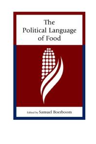 The Political Language of Food