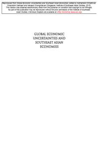 Global Economic Uncertainties and Southeast Asian Economies