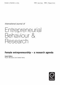 Female Entrepreneurship : A Research Agenda