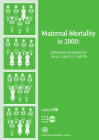 Maternal Mortality in 2000 : estimates developed by WHO, UNICEF and UNFPA