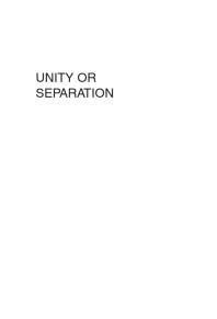 Unity or Separation : Center-Periphery Relations in the Former Soviet Union