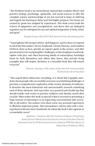 Resilience: The Science of Mastering Life's Greatest Challenges