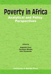 Poverty in Africa : Analytical and Policy Perspectives