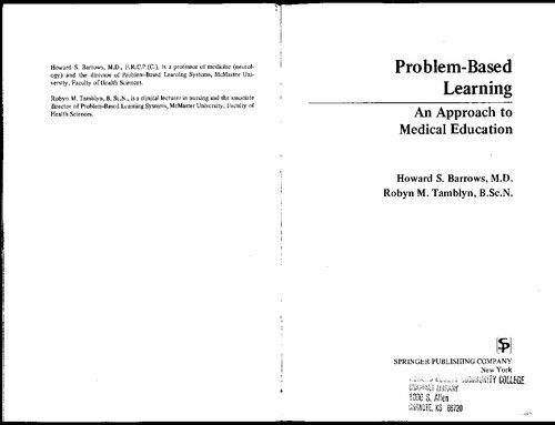 Problem-based learning: an approach to medical education