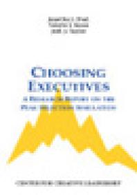 Choosing Executives : A Research Report on the Peak Selection Simulation