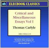 Critical and Miscellaneous Essays