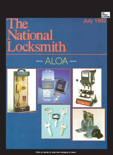 The National Locksmith: Volume 63, Number 7