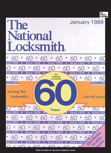 The National Locksmith: Volume 60, Number 1