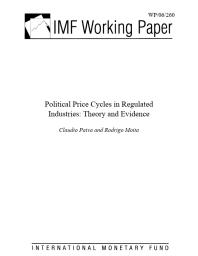Political Price Cycles in Regulated Industries : Theory and Evidence