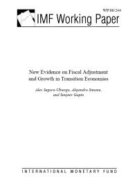 New Evidence on Fiscal Adjustment and Growth in Transition Economies