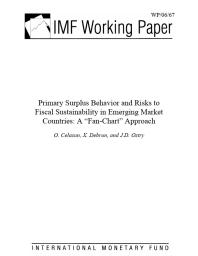 Primary Surplus Behavior and Risks to Fiscal Sustainability in Emerging Market Countries : A 