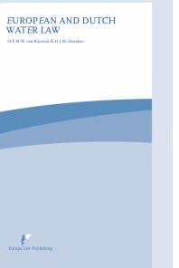European and Dutch Water Law
