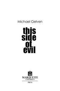 This Side of Evil