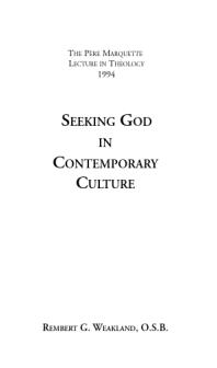 Seeking God in Contemporary Culture
