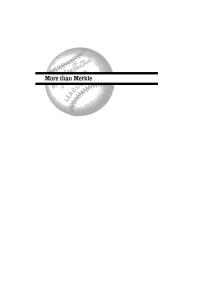 More than Merkle : A History of the Best and Most Exciting Baseball Season in Human History