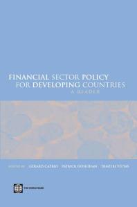 Financial Sector Policy for Developing Countries : A Reader
