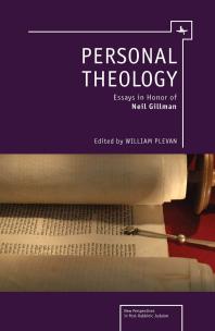 Personal Theology : Essays in Honor of Neil Gillman
