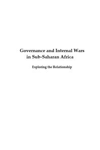 Governance and Internal Wars in Sub-Saharan Africa : Exploring the Relationship