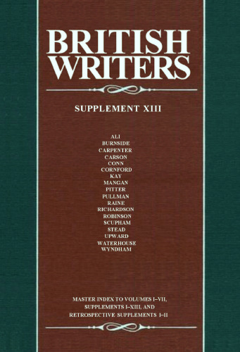 British Writers: Supplement