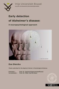 Early Detection of Alzheimer's Disease : A Neuropsychological Approach