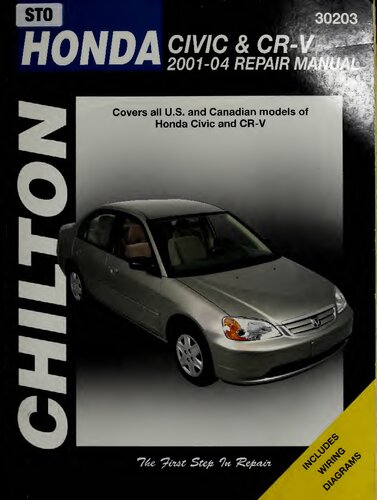 Chilton's Honda Civic & CR-V 2001-2004 Repair Manual