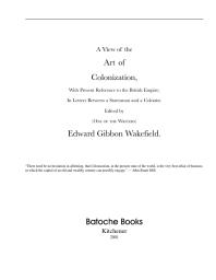 A View of the Art of Colonization